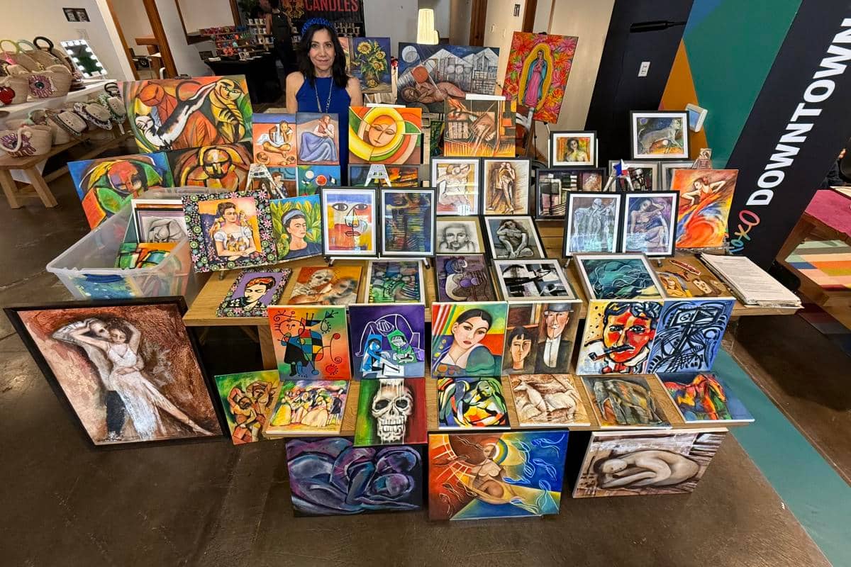 Art sale by local Austin artist Gildalorena Martínez