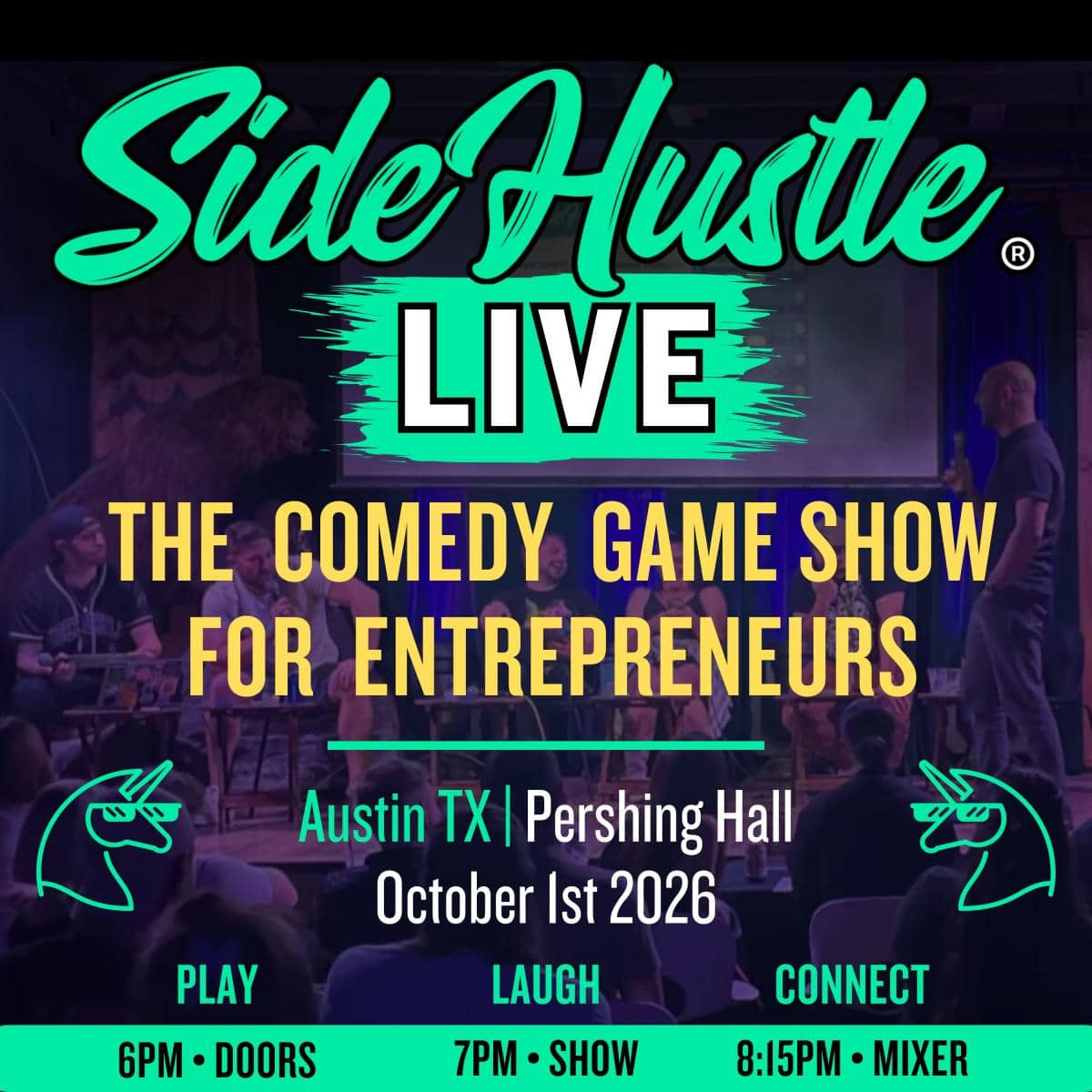 SideHustle LIVE: Comedy Game Show for Entrepreneurs