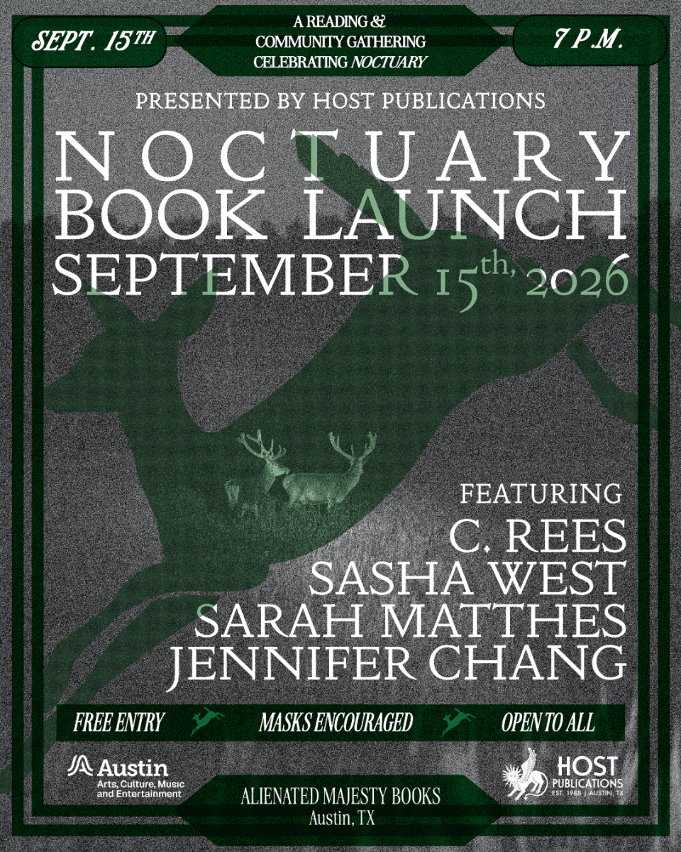NOCTUARY: Book Launch and Poetry Party