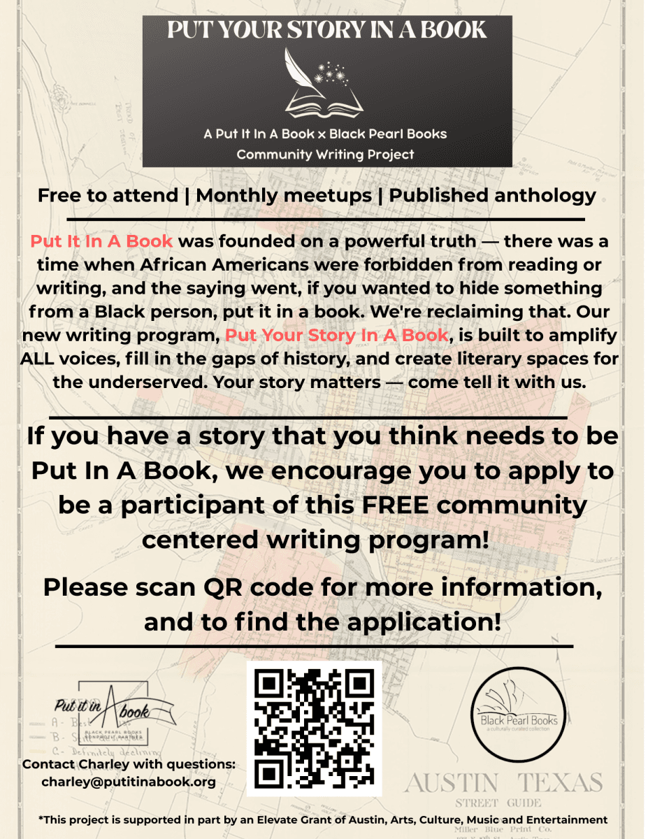 Put Your Story In A Book: A Free Community Writing Program