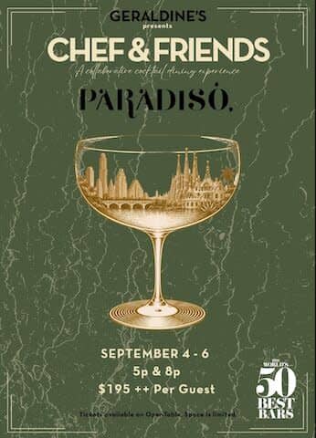 Geraldine’s Chef & Friends Series: Paradiso Barcelona