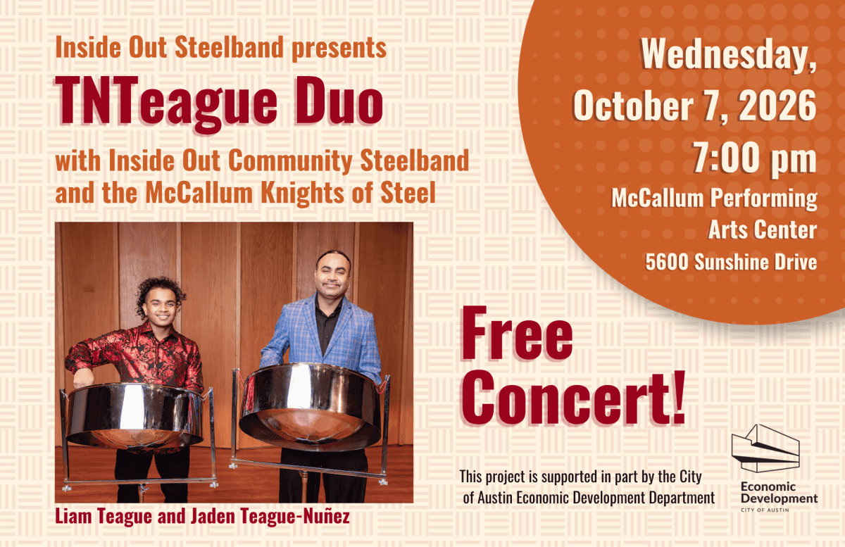 Inside Out Steelband presents TNTeague Duo