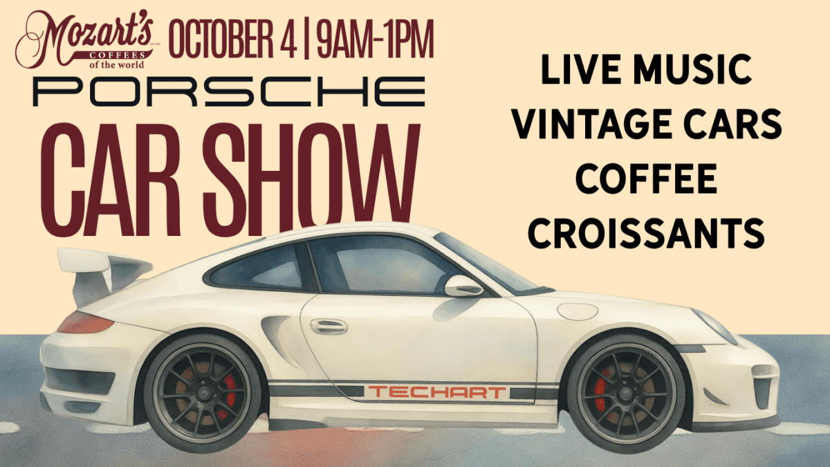 Cars, Coffee & Croissants – Mozart’s 2026 Fall Porsche Show