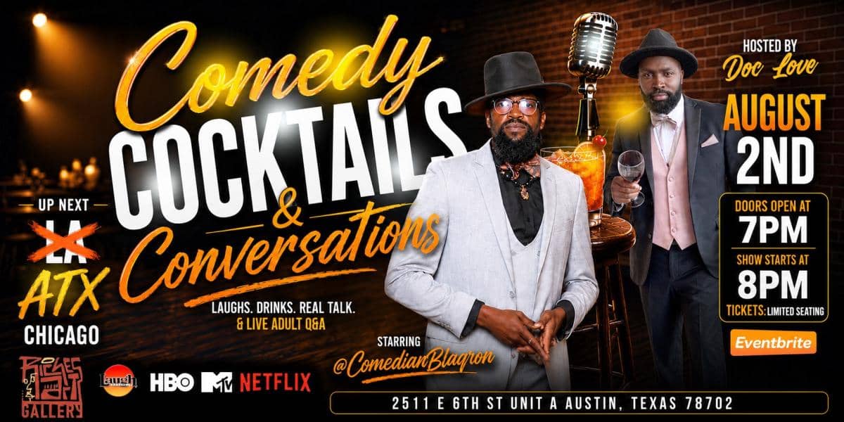 Comedy Cocktails and Conversation