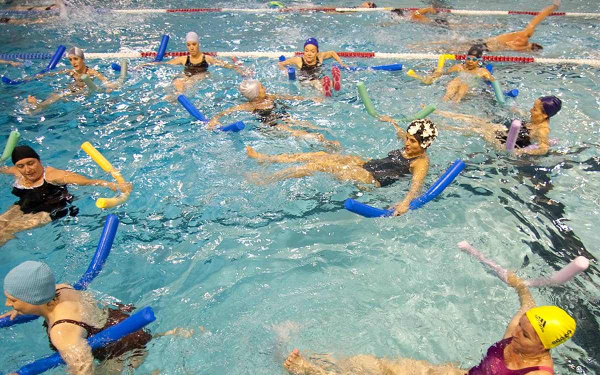 Aquagym at La Plaine Pool