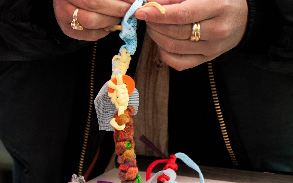 Atelier fabrication de sac upcycling