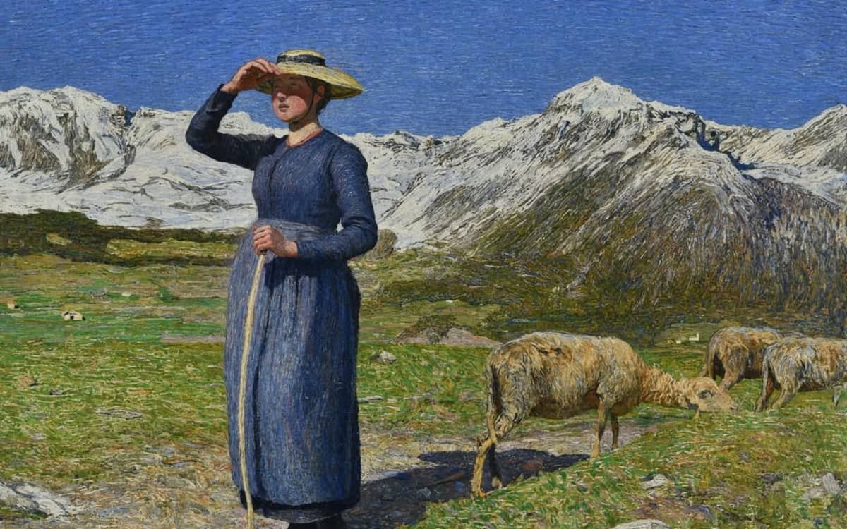 Giovanni Segantini « I Want to See My Mountains »