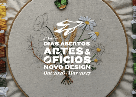 Dias Abertos Artes & Ofícios | Novo Design Workshop de Bordado Livre com Prova de Vinhos