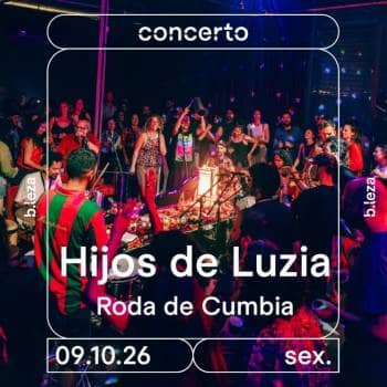 RODA DE CUMBIA - HIJOS DE LUZIA E DJ GUILLOTINA 09/10 B.LEZA