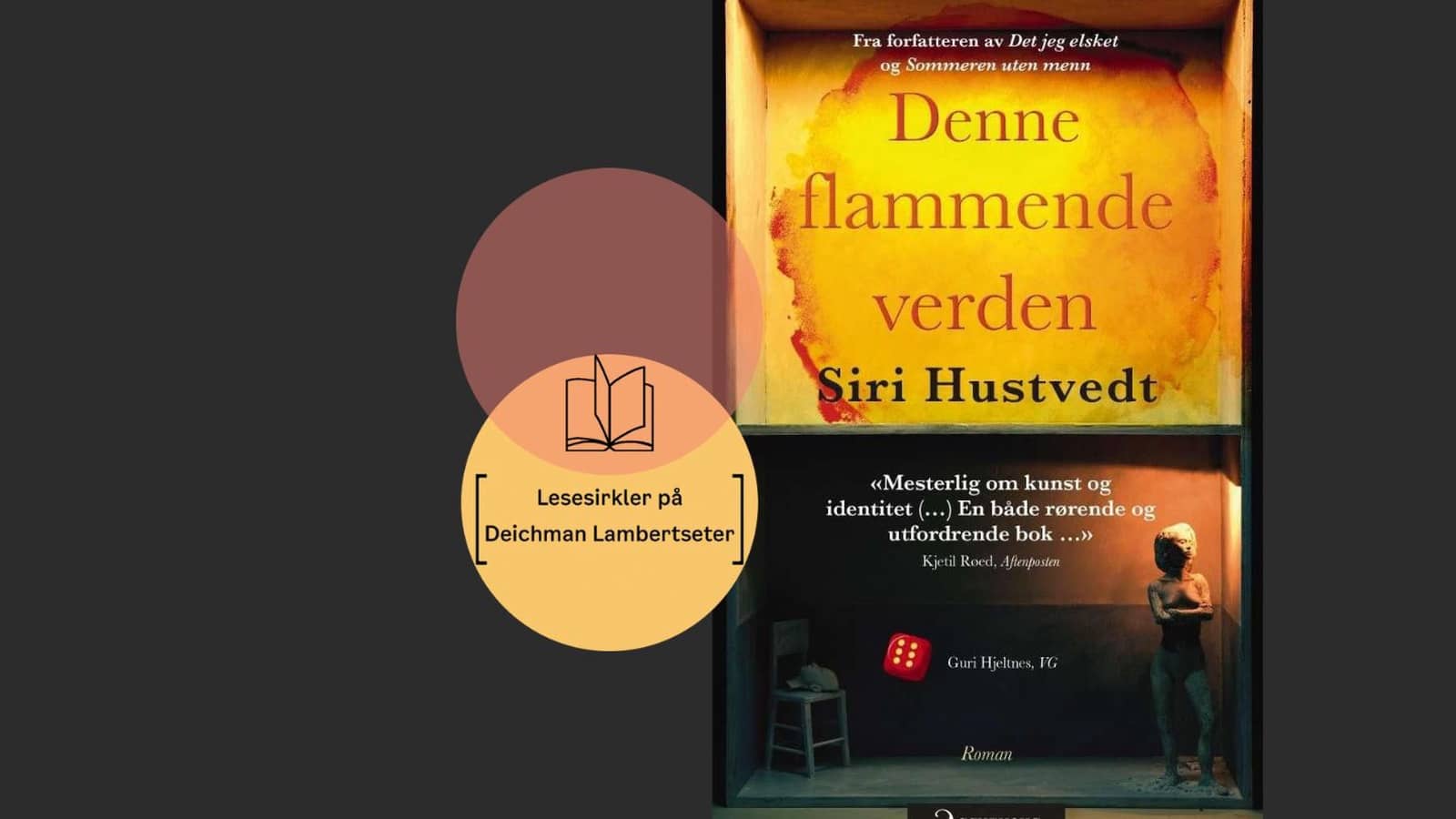 Lesesirkel: "Denne flammende verden" av Siri Hustvedt