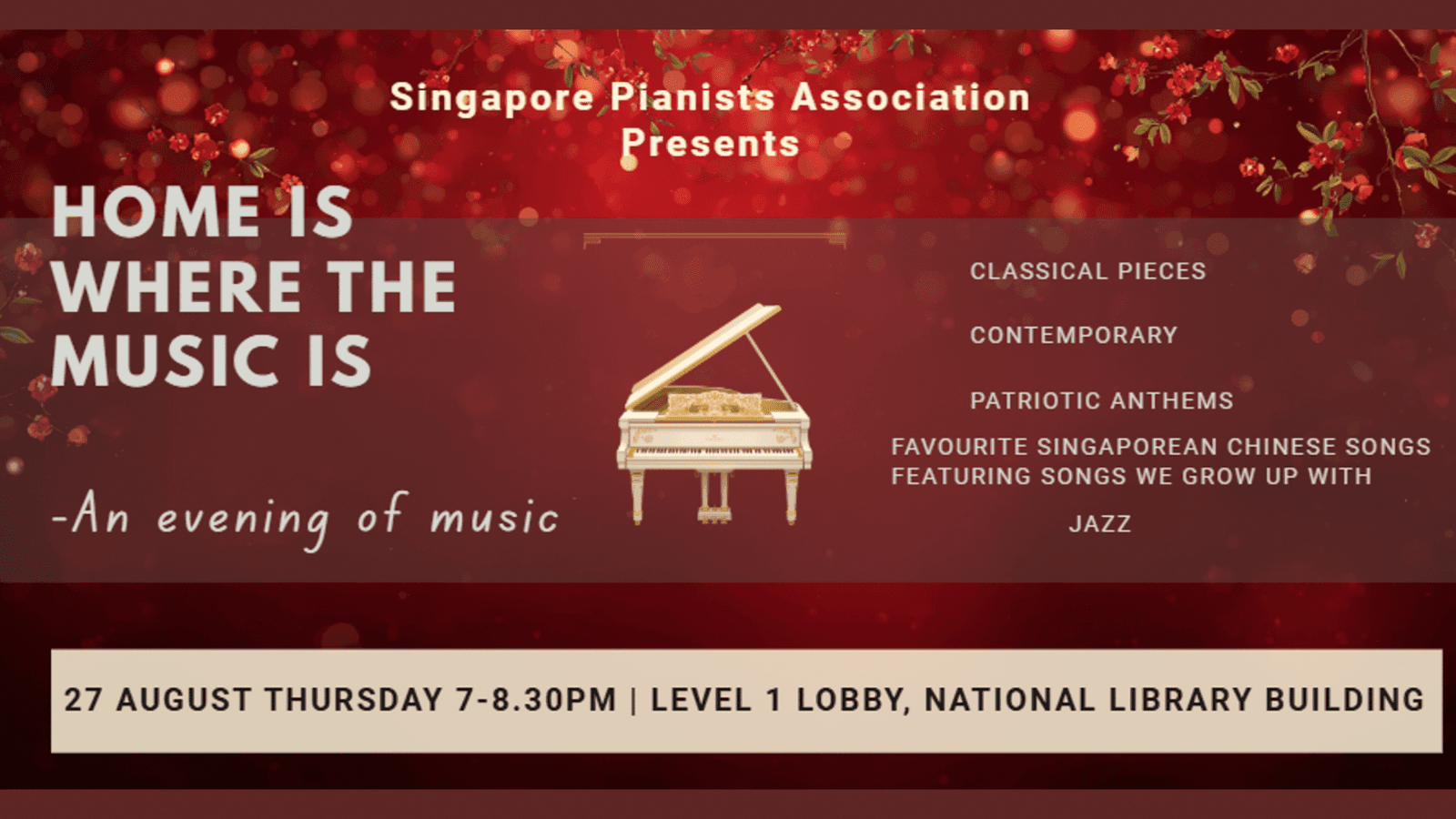 Singapore Pianists Association | Home is Where the Music is