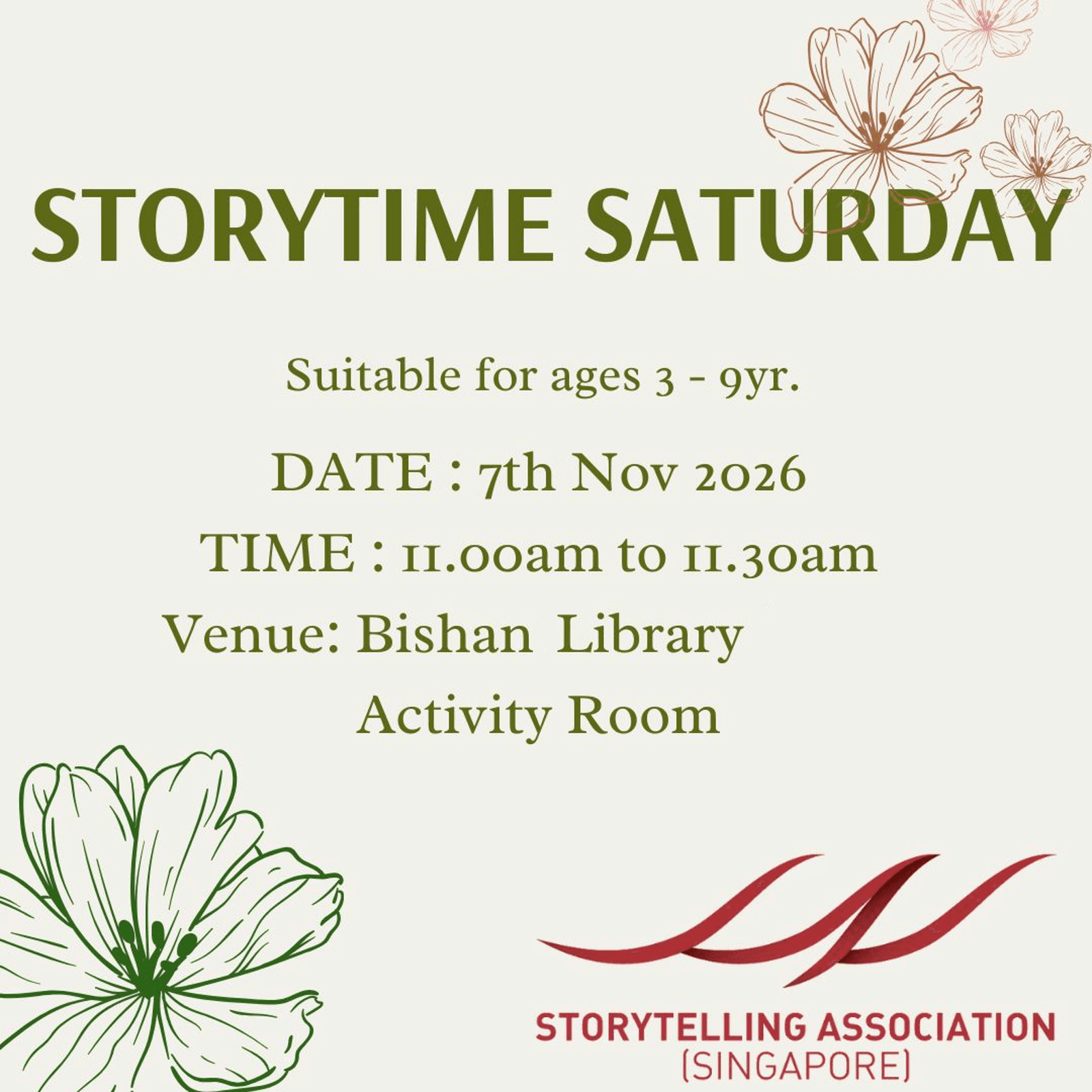 Storytime Saturday