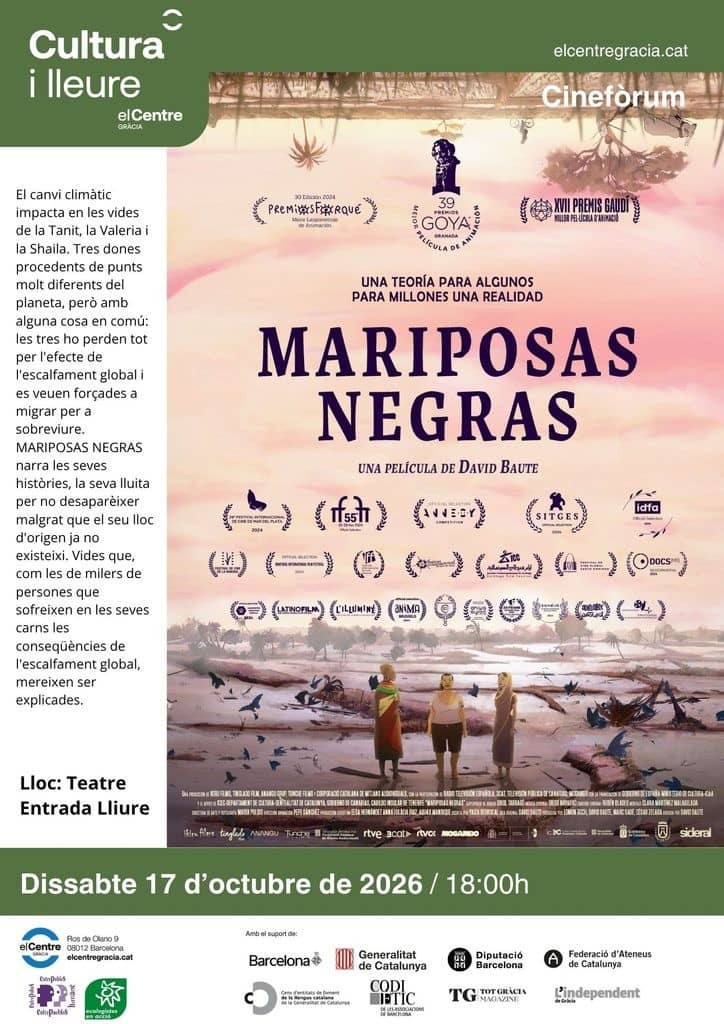 Projecció i col·loqui "Mariposas Negras”