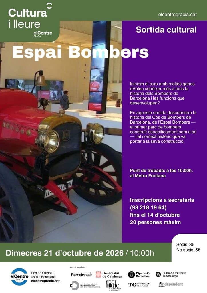Sortides Culturals "Espai Bombers"