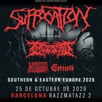 Concert "Suffocation + Ingested + Undeath + Eternal"