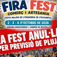 Fira Fest de Comerç i Artesans Esquerra Eixample *Ajornada*