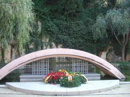 Ofrena floral al President Lluís Companys