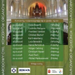 Międzynarodowy Cykl Koncertów Organowych – Parafia Ewangelicko-Reformowana