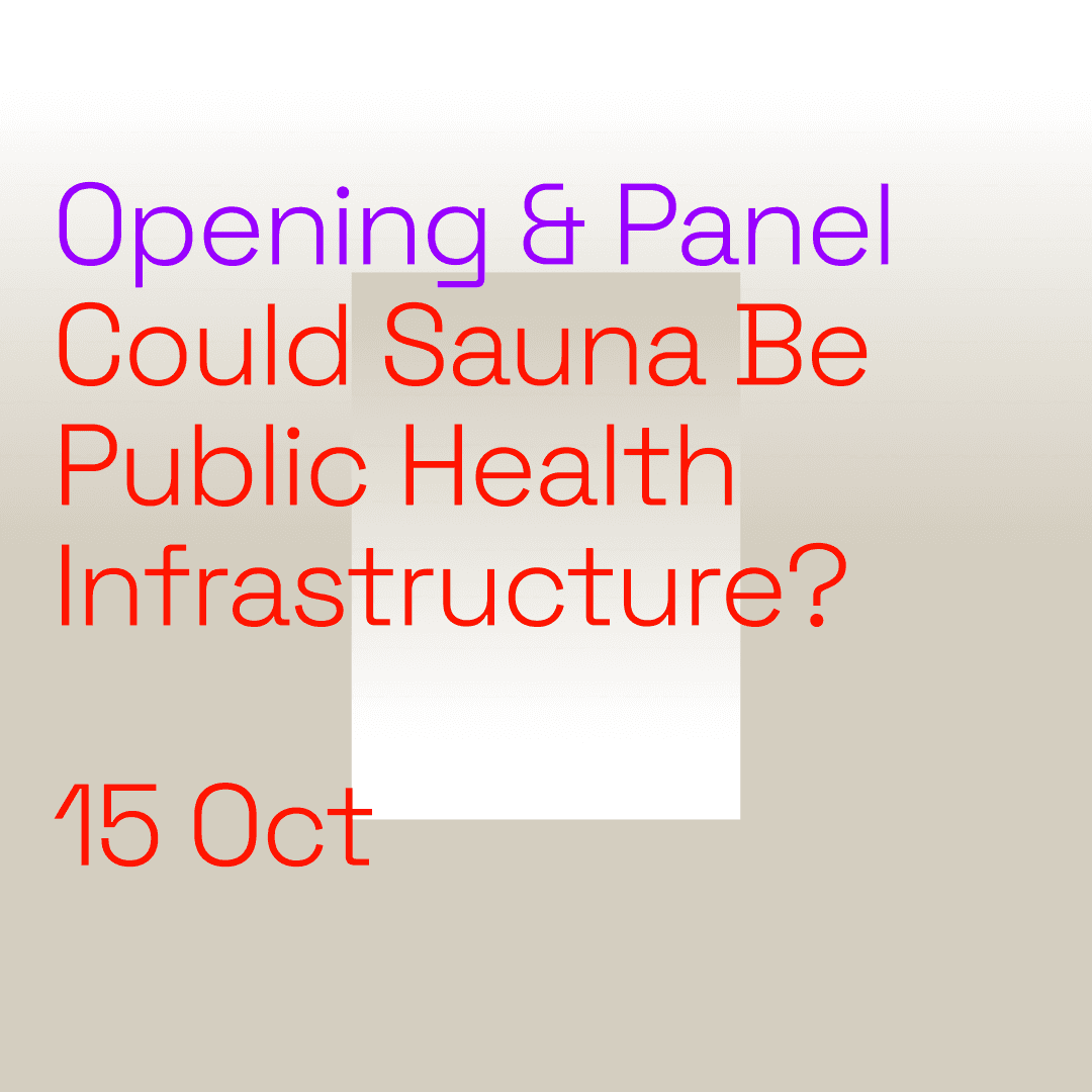LSW Opening & Panel: Could Sauna Be Public Health Infrastructure?