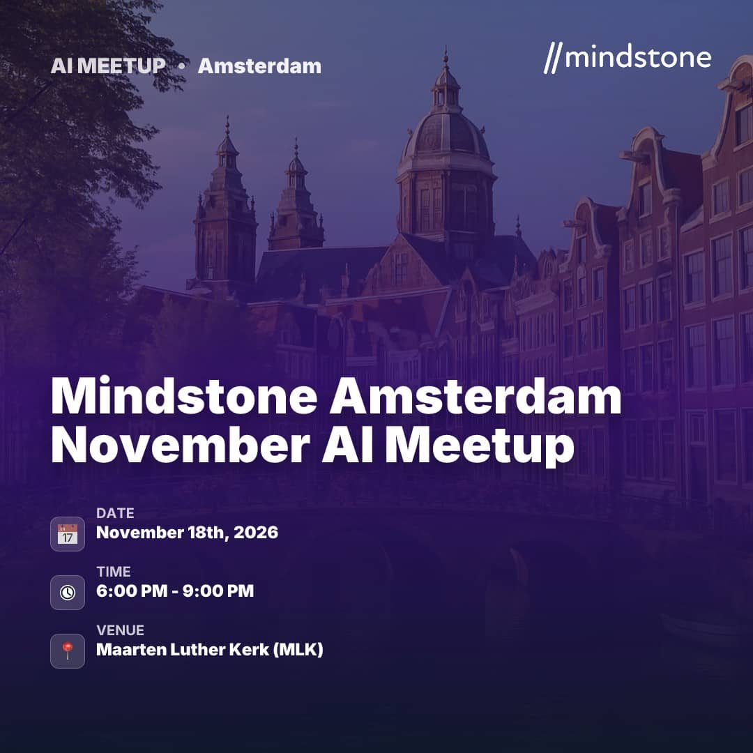 Mindstone Amsterdam November AI Meetup