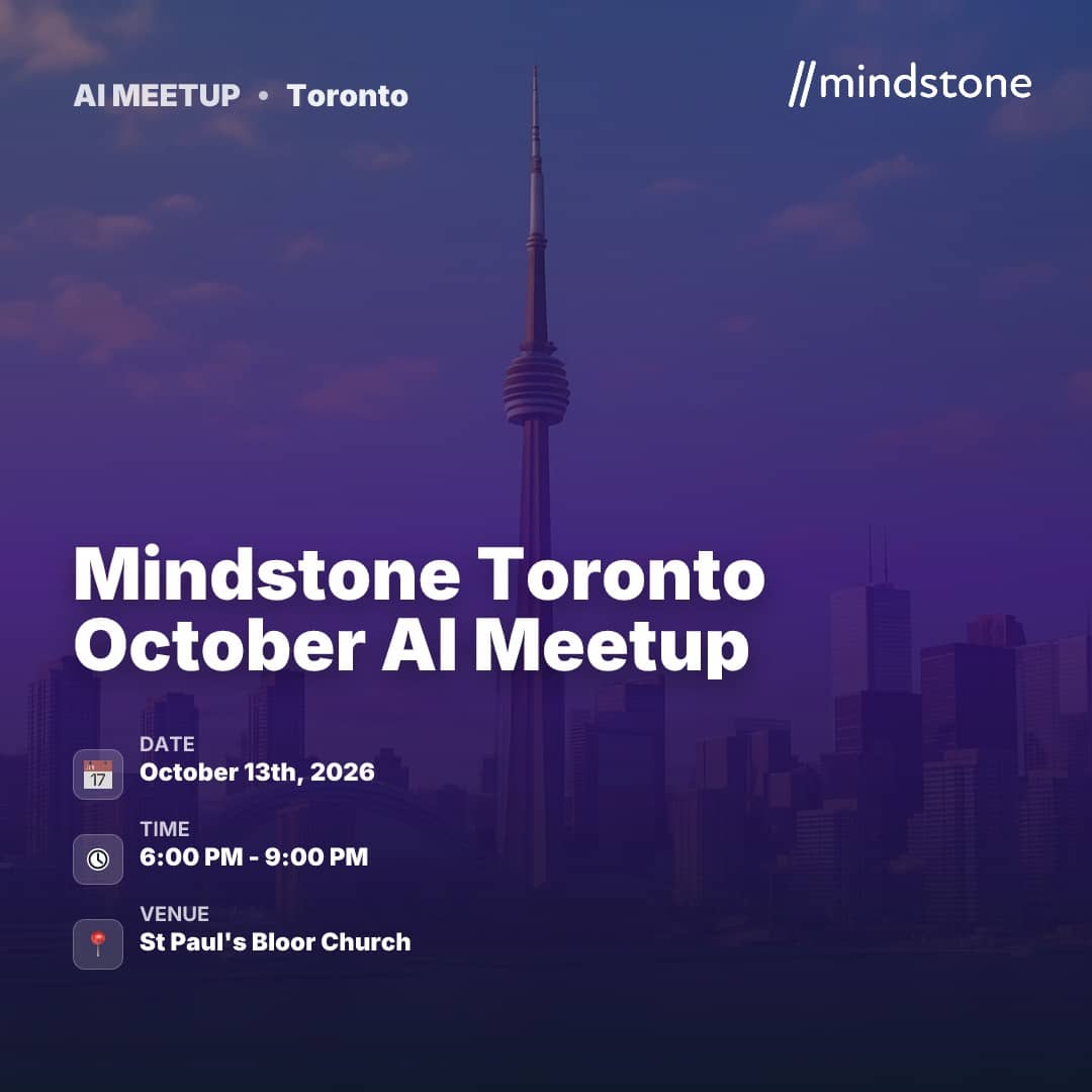 Mindstone Toronto October AI Meetup