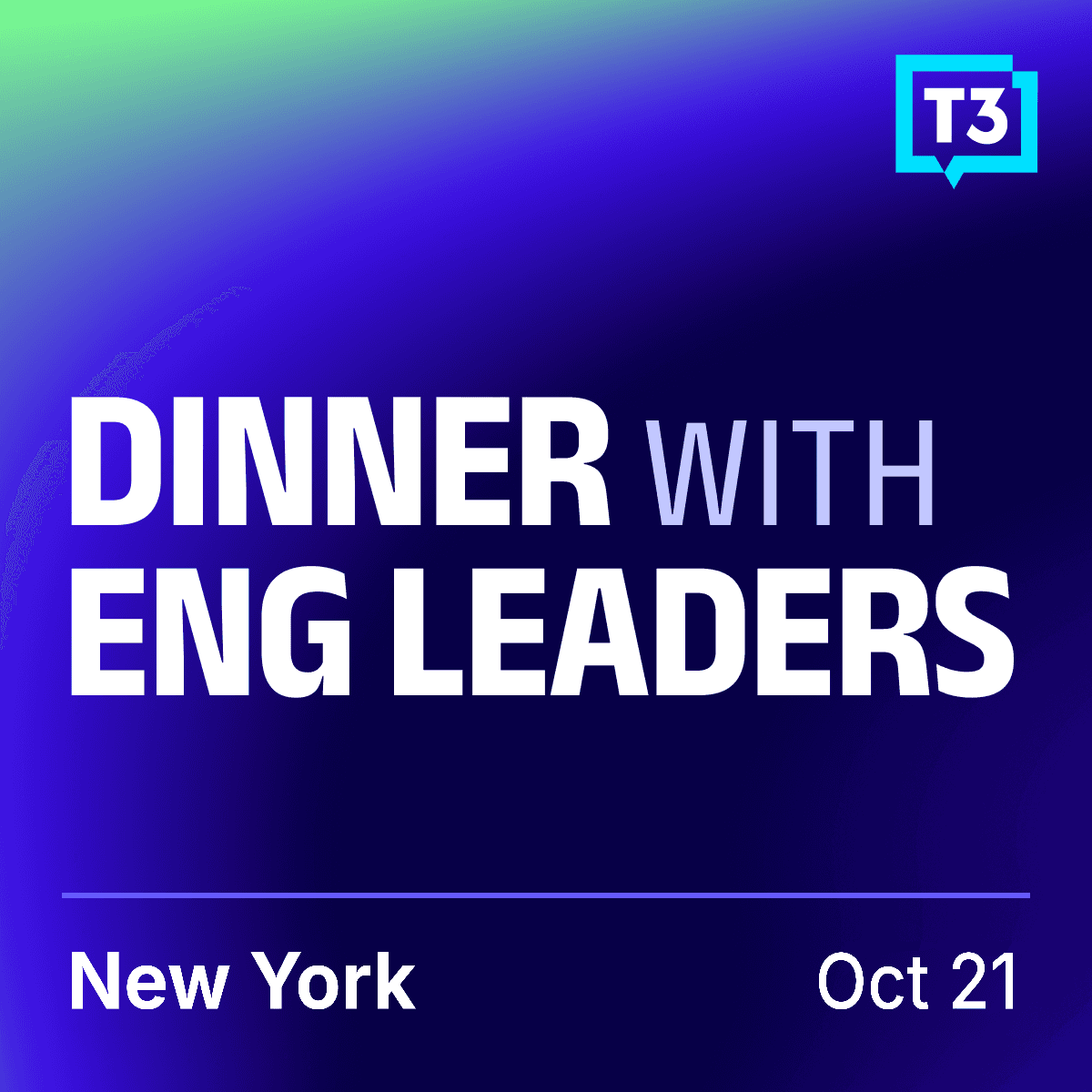 Tech Leader Dinner Series - New York