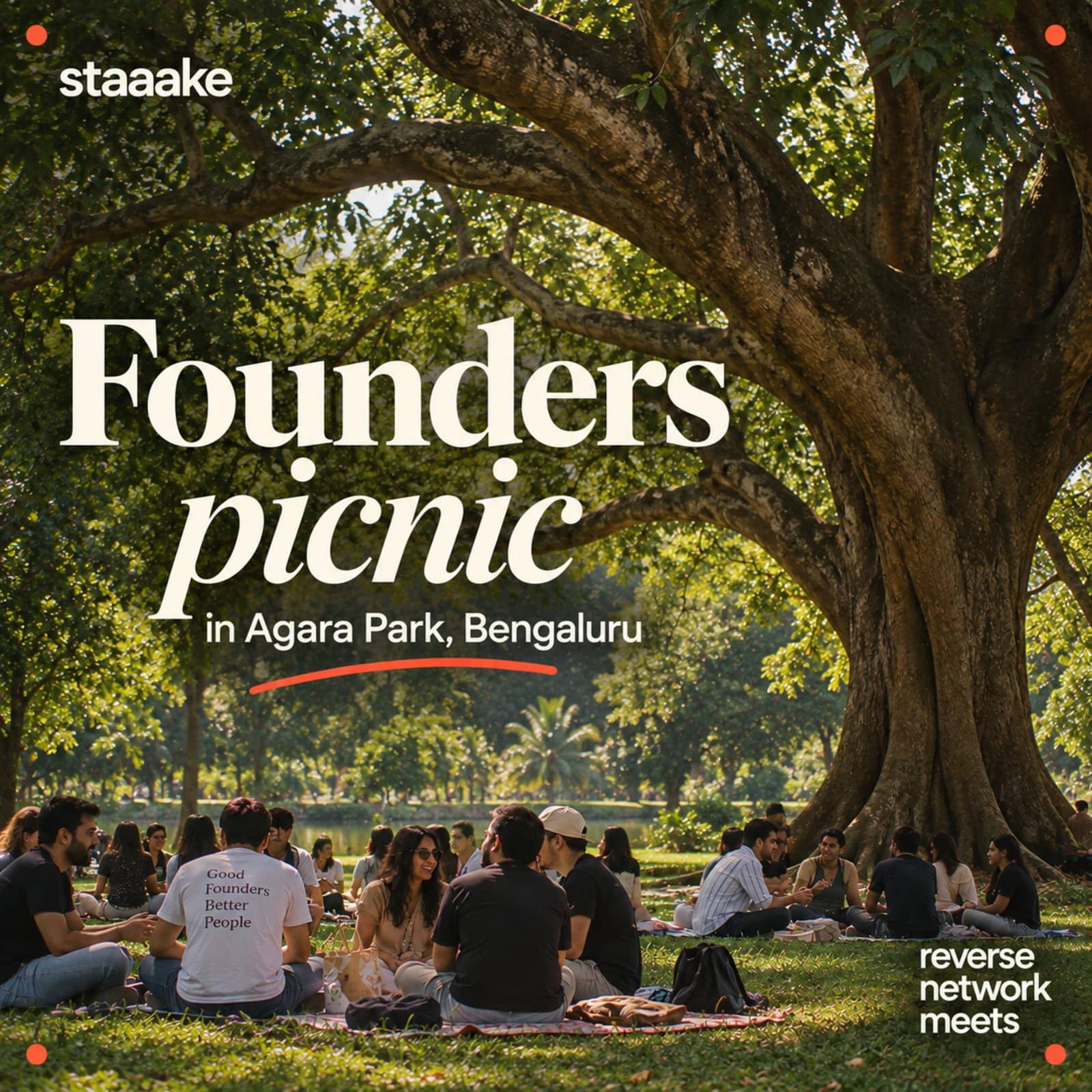 staaake Founders Pic Nic (Second Edition) — Reverse Network Meet