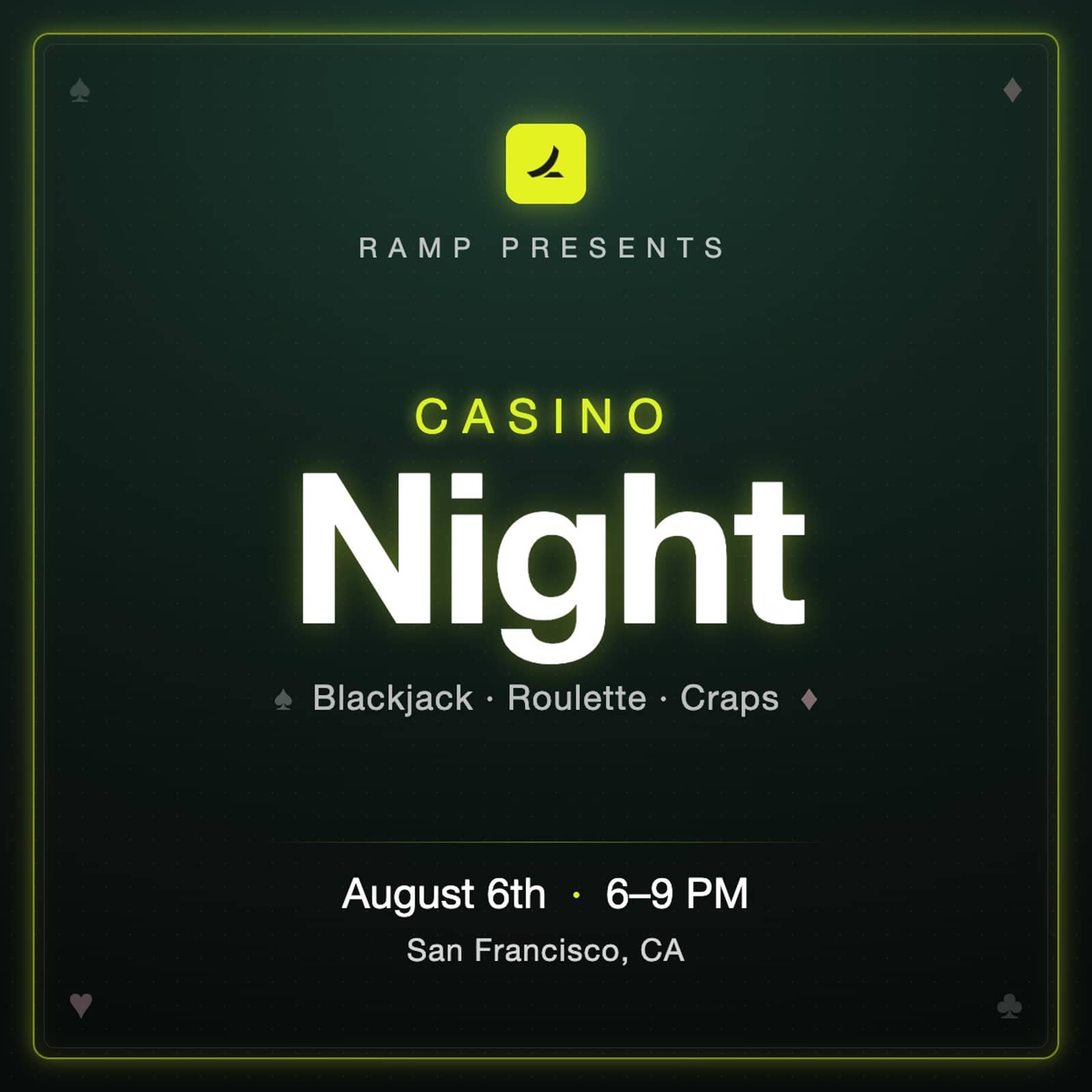 Ramp Casino Night π²