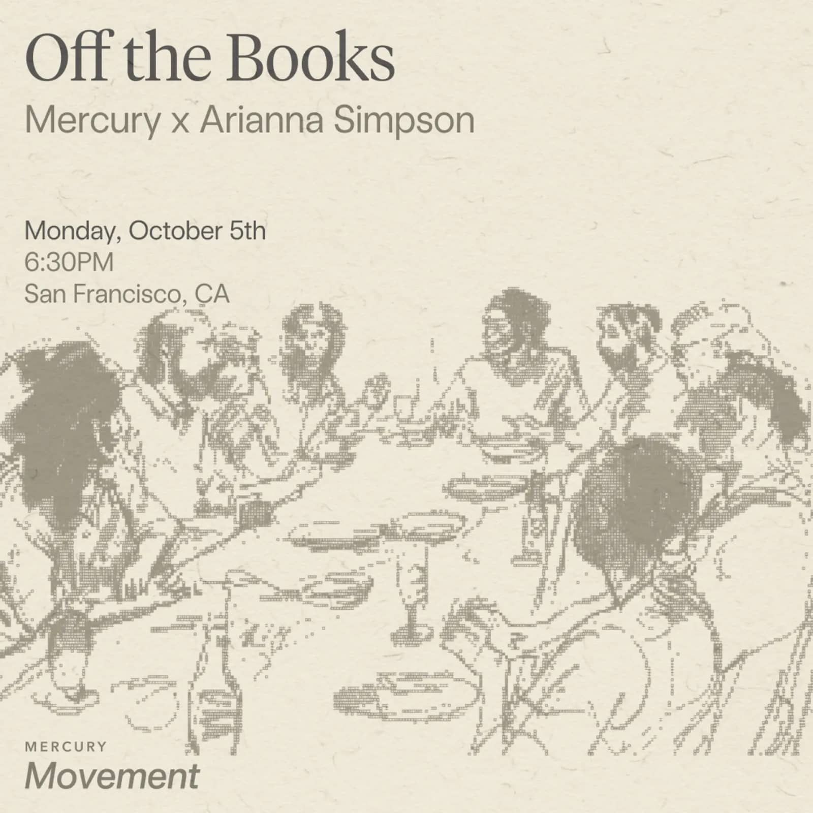 Off the Books: SF Dinner Edition