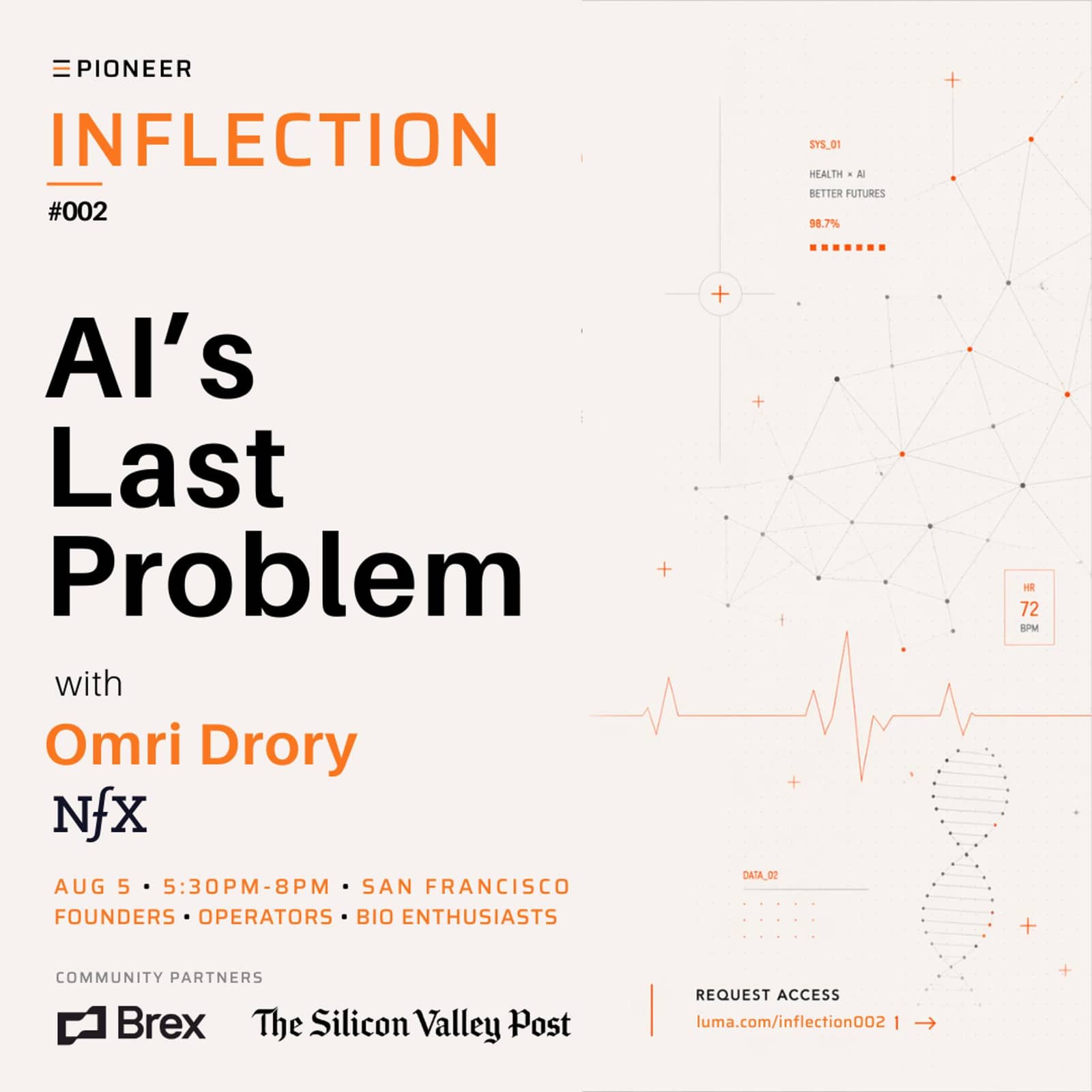 𧬠Inflection #002 β Health: AI's last problem w/ Omri Drory