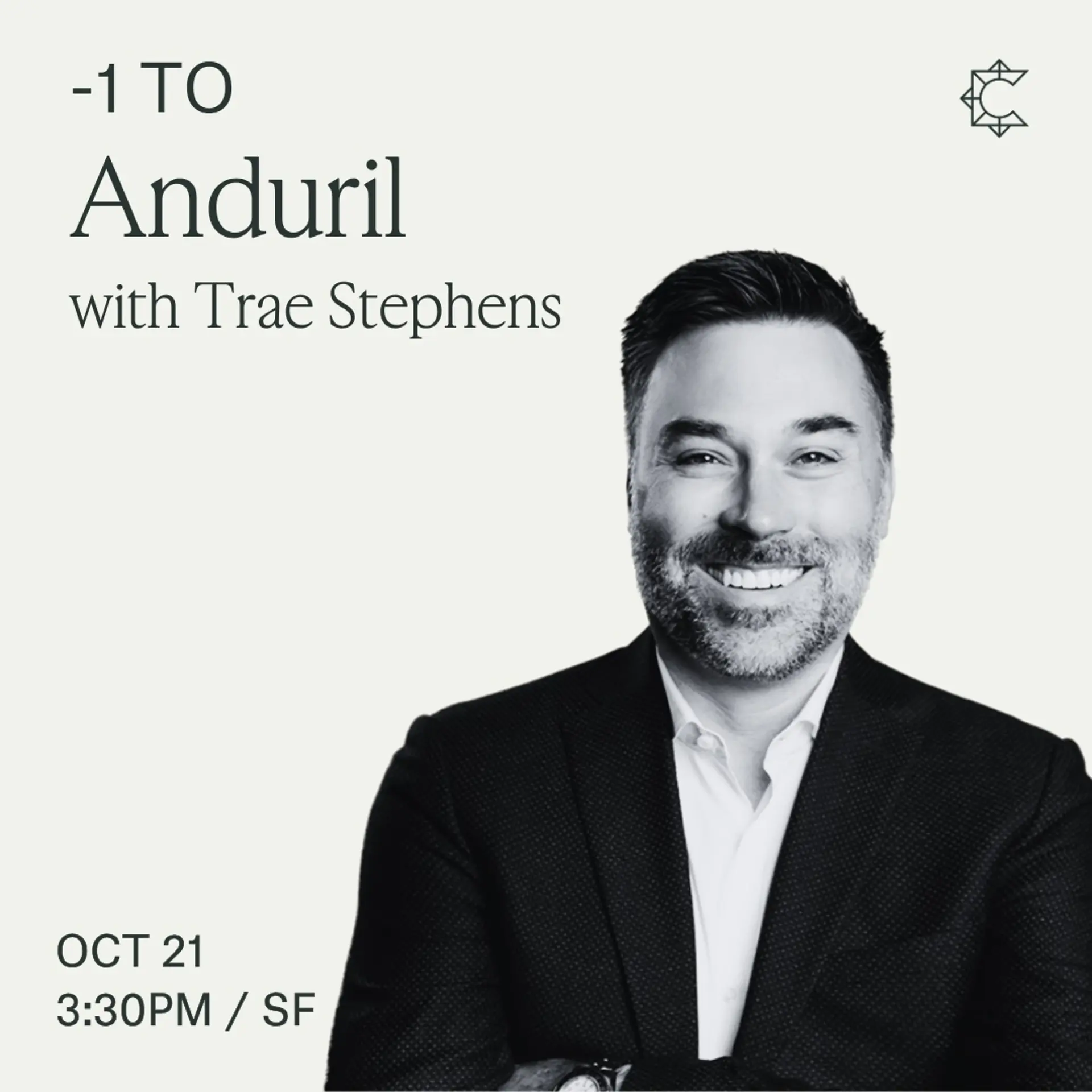 -1 to Anduril with Trae Stephens