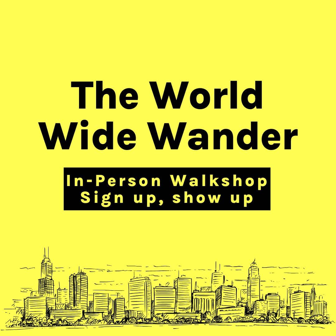The World Wide Wander 2026 In-Person Walkshop in Melbourne, Australia, Friday 18th September 2026, 8am AEST (90 mins)