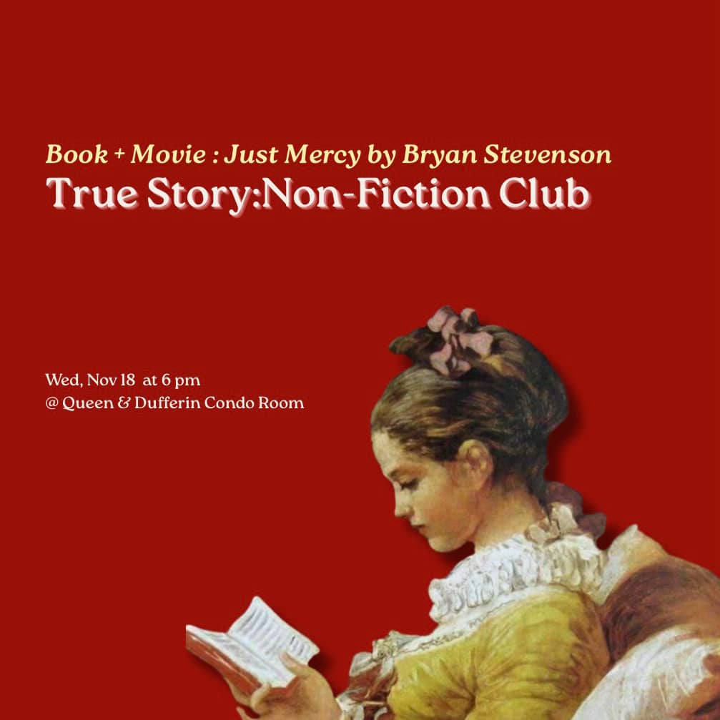 Non-Fic Club: Just Mercy by Bryan Stevenson (Book + Movie)