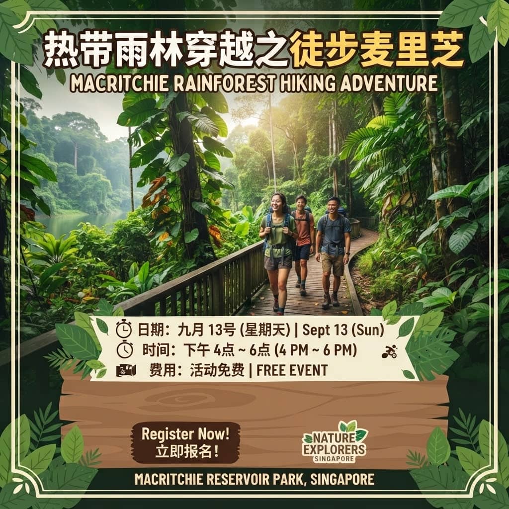 Reset Your Mindset & Connect With Nature @Hiking MacRitchie