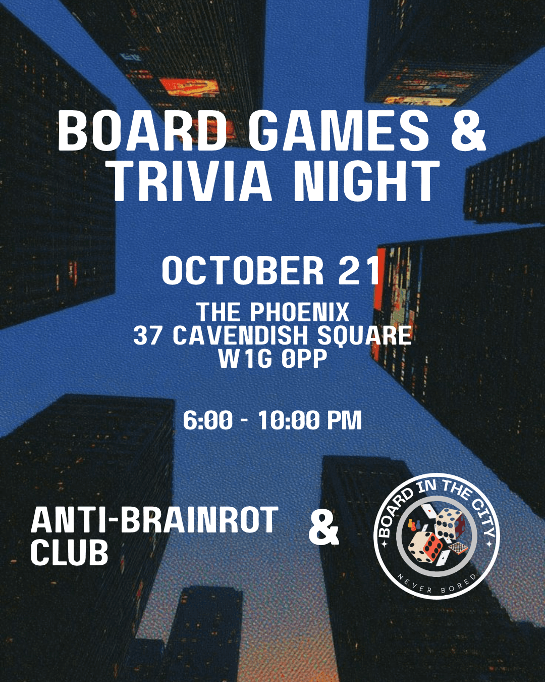 ABRC X BITC: BOARD GAME & TRIVIA NIGHT