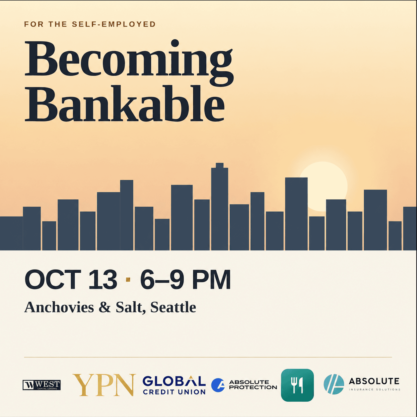 Becoming Bankable: Self Employed Education & Networking