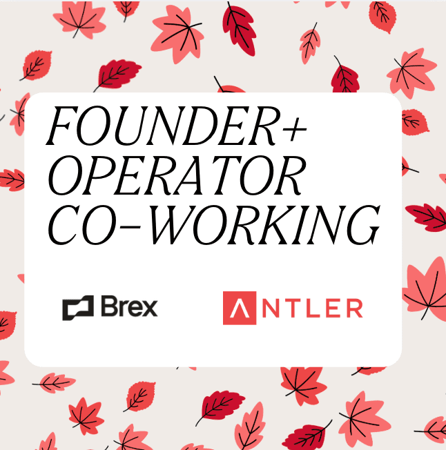 Antler Frontier Founder & Operator Co-Working Day