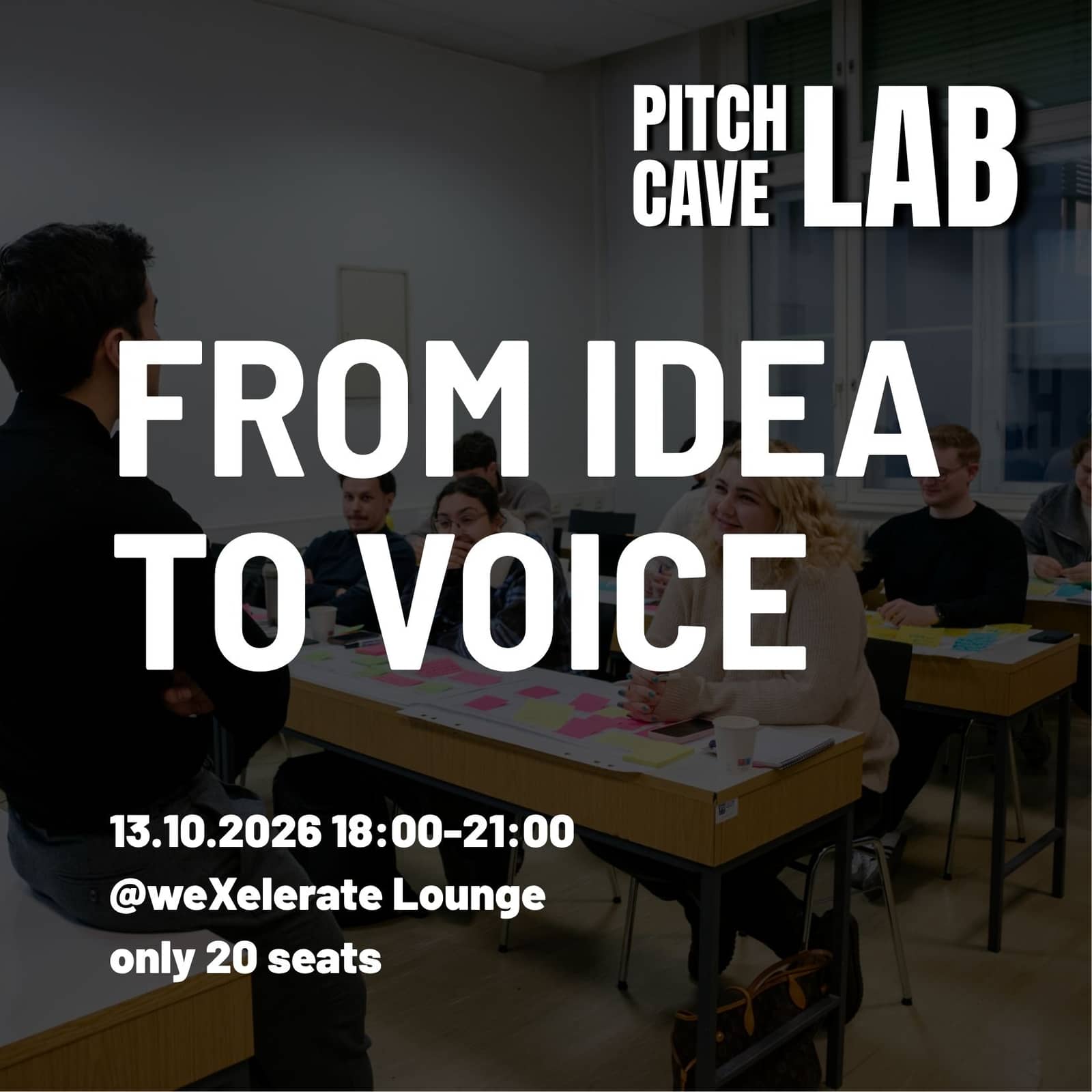 PitchCave LAB From Idea to Voice