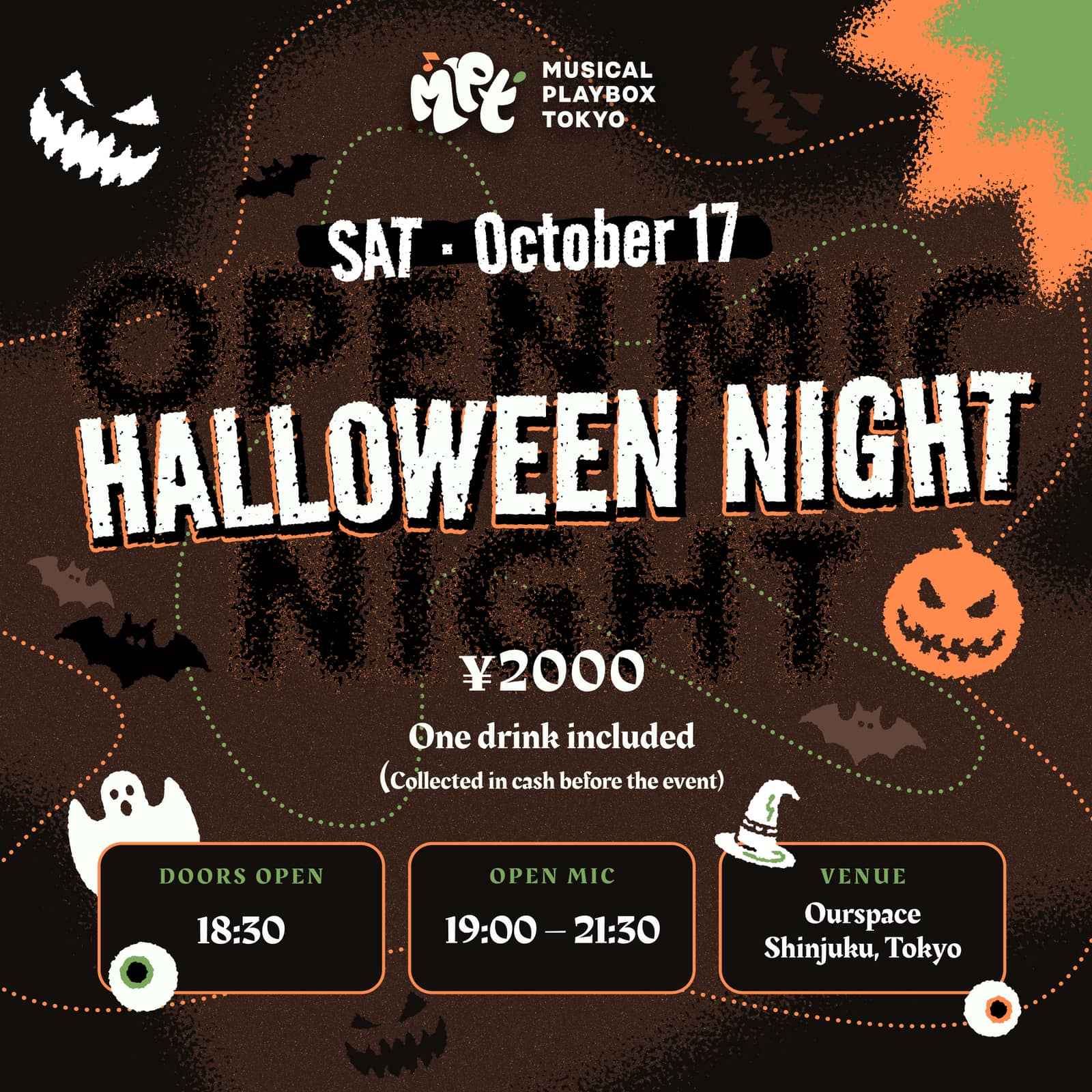 Halloween Spooktacular - MPT Open Mic Night