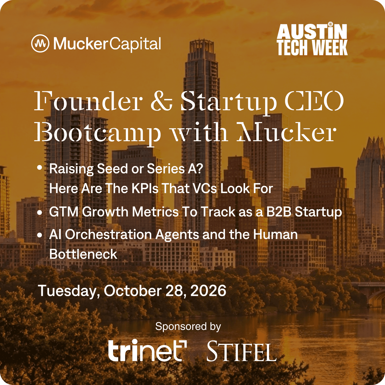 Founder & Startup CEO Bootcamp with Mucker, Day 2