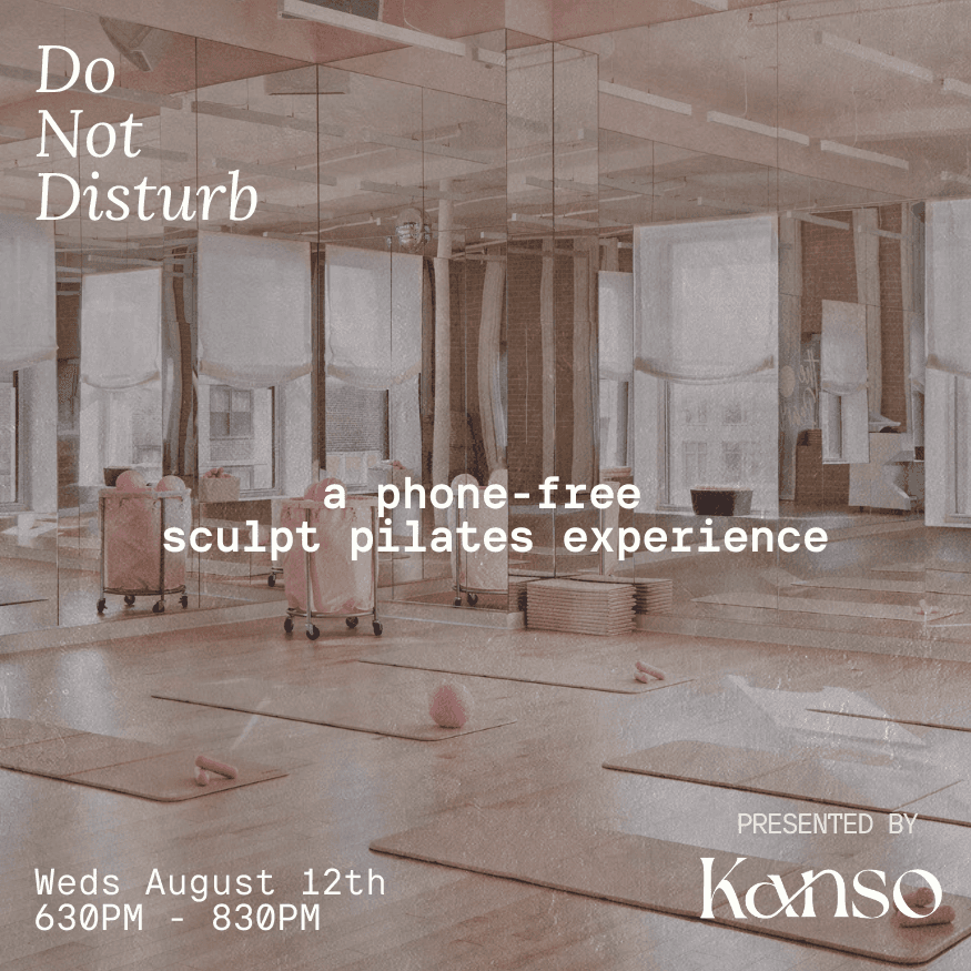 Do Not Disturb: A Phone-Free Sculpt Pilates Experience