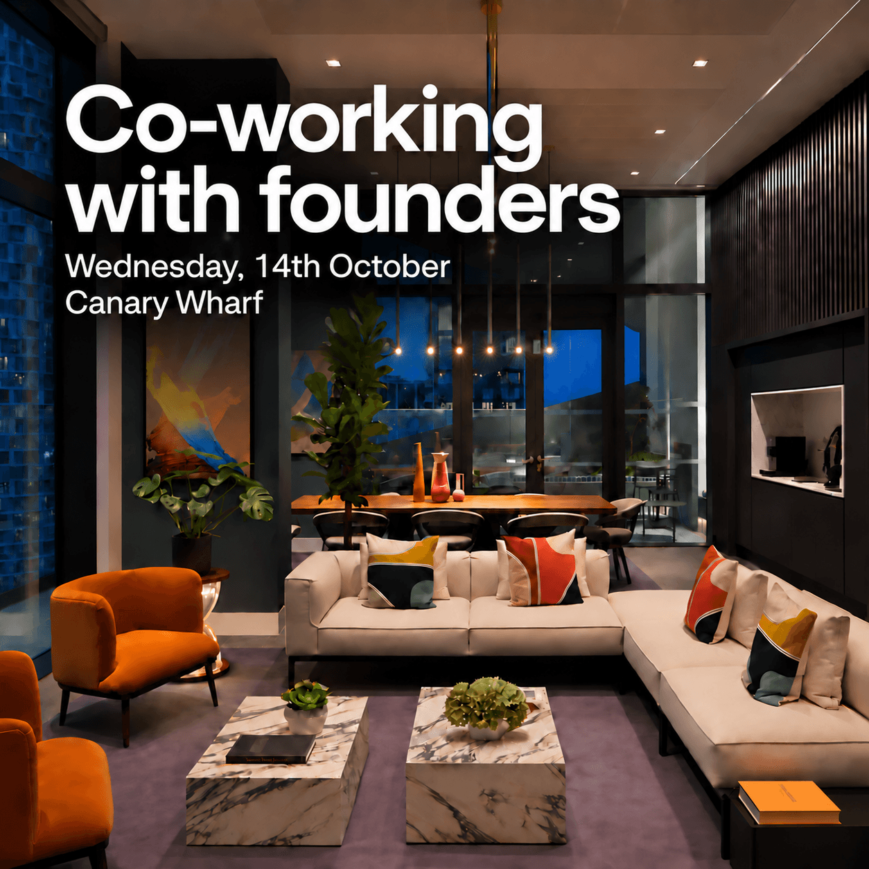 Co-working with founders