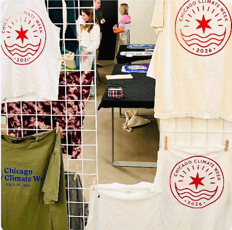 Screen Print Your Own Chicago Climate Week Keepsake