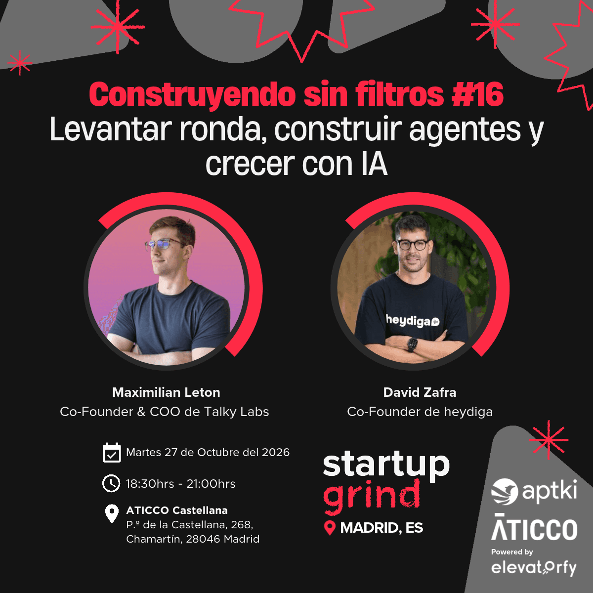 Construyendo sin filtros #16: Levantar ronda, construir agentes y crecer con IA