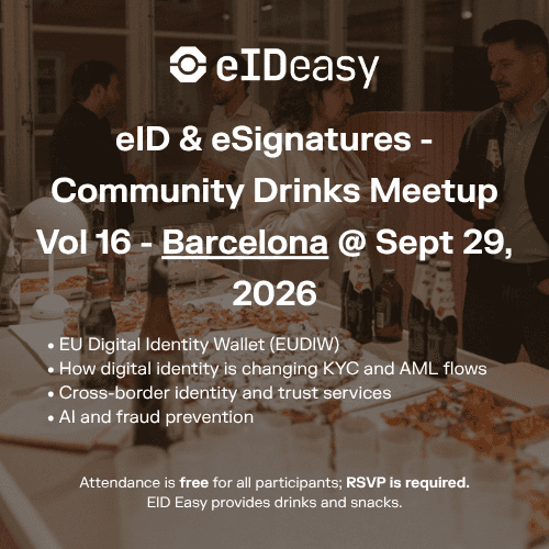 eID & eSignatures - Community Drinks Meetup Vol 16 - Barcelona @ October 20, 2026
