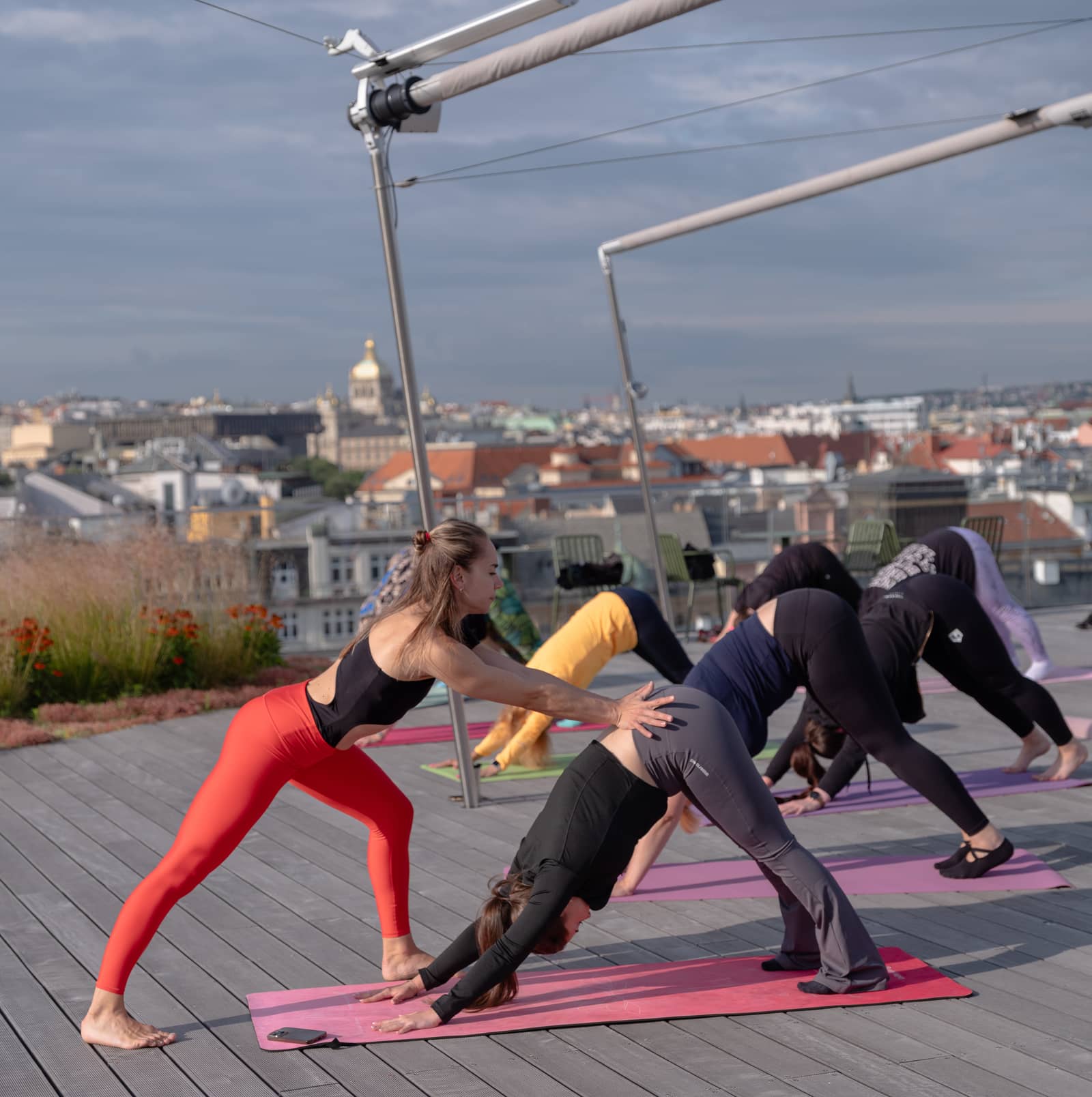 Morning Vinyasa on Masaryk Rooftop - REZIDENTI