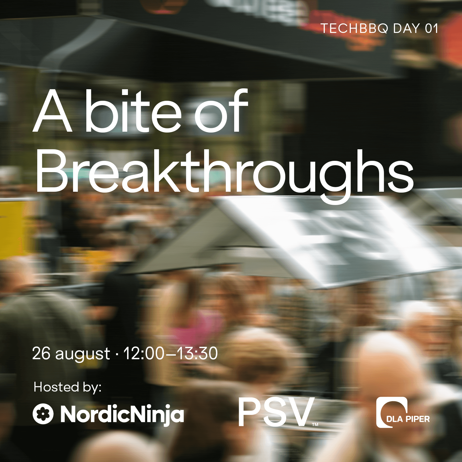 A Bite of Breakthroughs. A deeptech-focused TechBBQ Side Event — hosted by NordicNinja, PSV & DLA Piper 🍣
