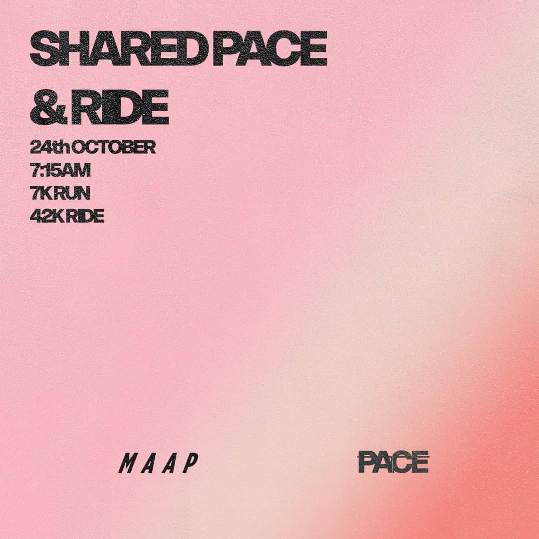 PACE x MAAP: Shared Pace #4: CITY to PEAK to MAAP (Run or Ride)