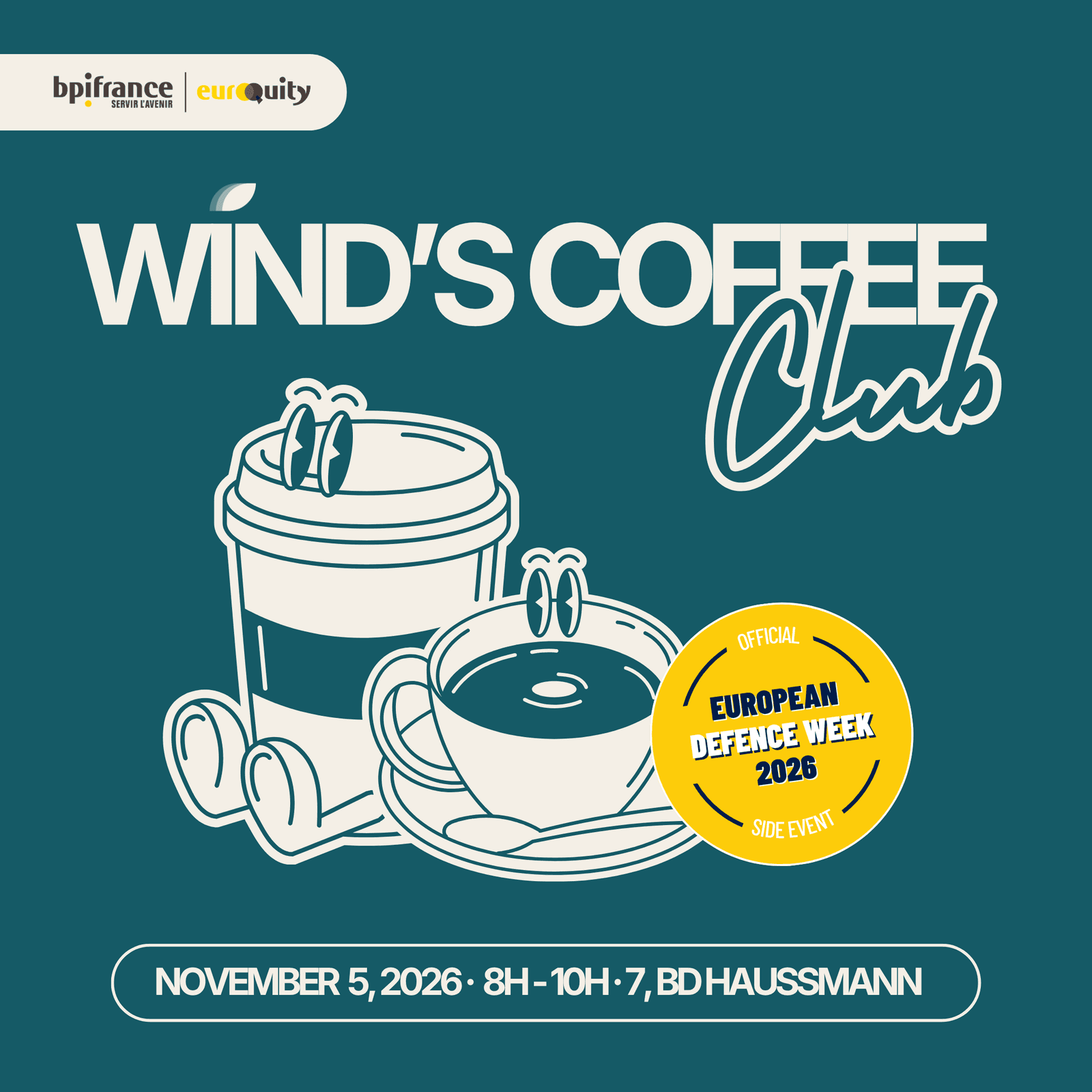 Wind's Coffee Club - European Defence Week Side-Event