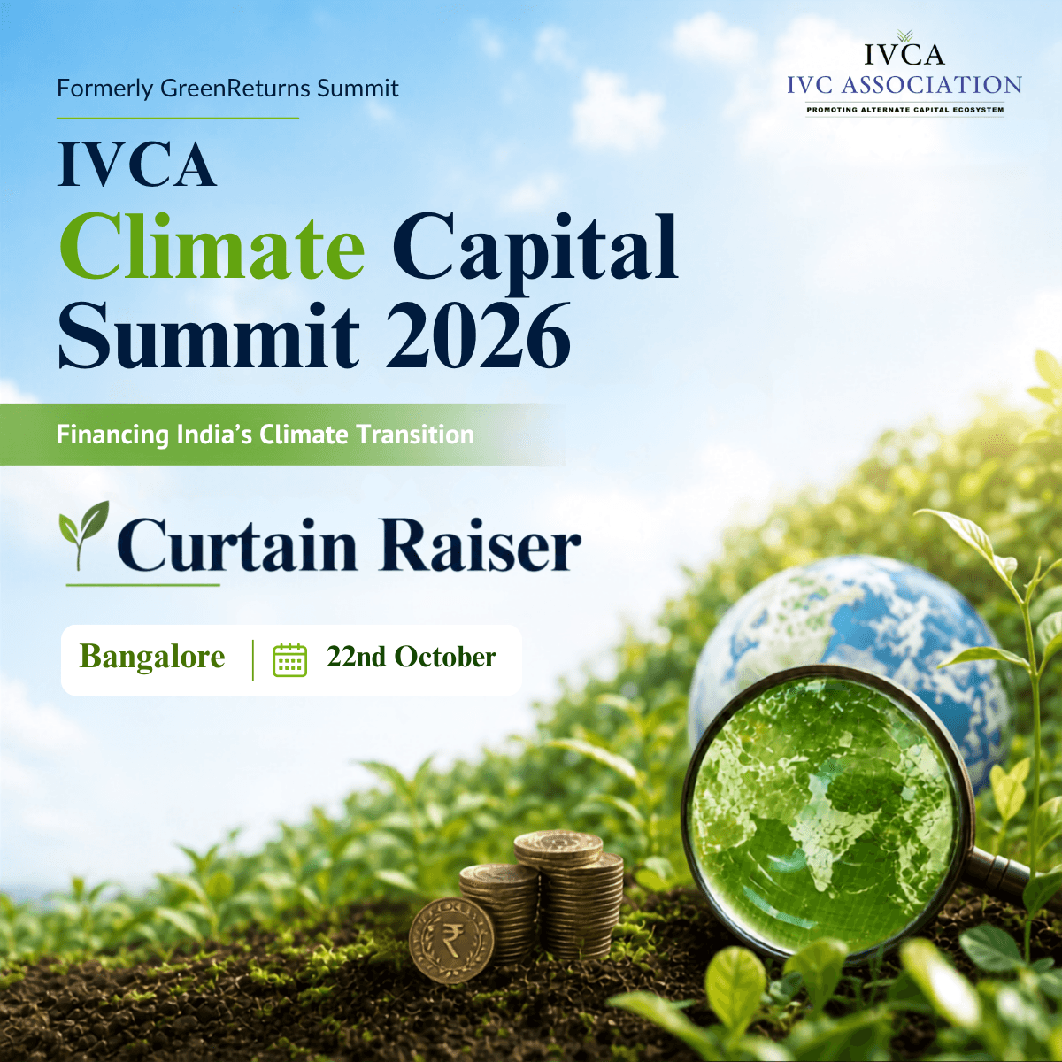 Bangalore Curtain Raiser - IVCA Climate Capital Summit 2026